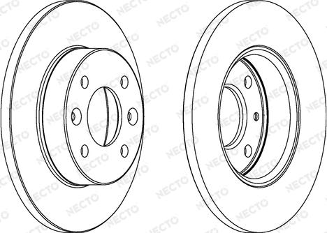 Necto WN376 - Brake Disc autospares.lv