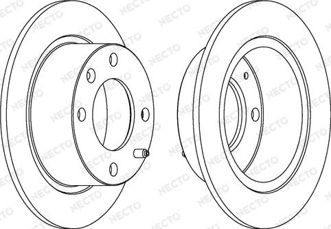 Necto WN371 - Brake Disc autospares.lv