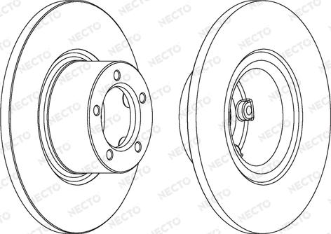 Necto WN246 - Brake Disc autospares.lv