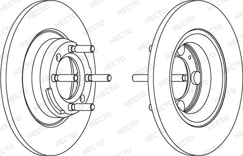 Necto WN211 - Brake Disc autospares.lv