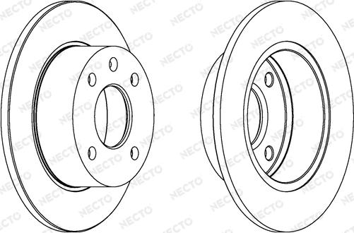 Necto WN288 - Brake Disc autospares.lv