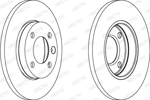 Necto WN283 - Brake Disc autospares.lv