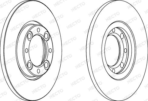 Necto WN239 - Brake Disc autospares.lv