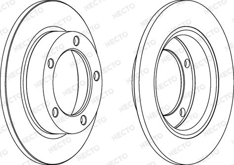 Necto WN270 - Brake Disc autospares.lv