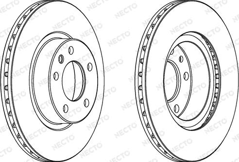 Necto WN794 - Brake Disc autospares.lv