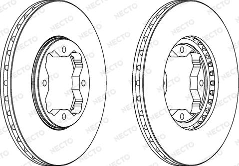 Necto WN748 - Brake Disc autospares.lv