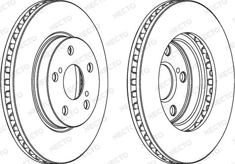 Necto WN754 - Brake Disc autospares.lv