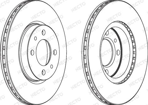 Necto WN752 - Brake Disc autospares.lv