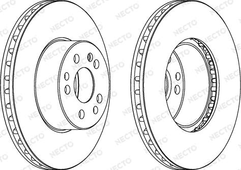 Necto WN769 - Brake Disc autospares.lv