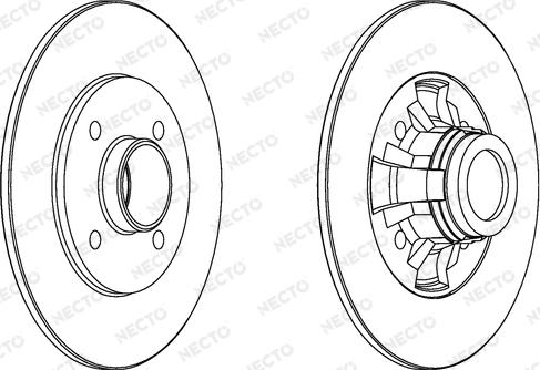 Necto WN766 - Brake Disc autospares.lv