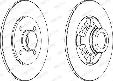 Necto WN761 - Brake Disc autospares.lv