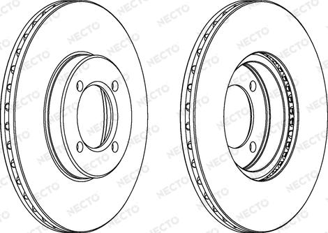 Necto WN709 - Brake Disc autospares.lv