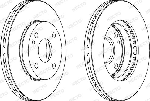 Necto WN705 - Brake Disc autospares.lv