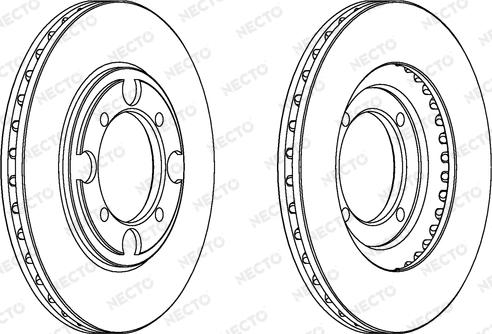 Necto WN706 - Brake Disc autospares.lv