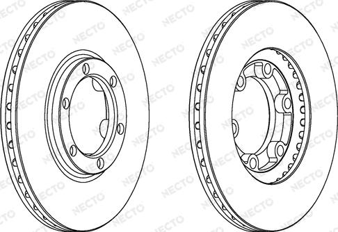 Necto WN703 - Brake Disc autospares.lv