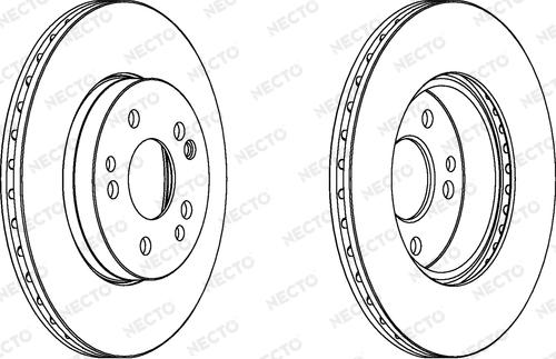 Necto WN714 - Brake Disc autospares.lv