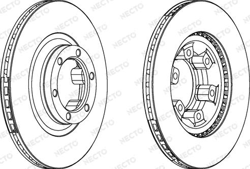 Necto WN716 - Brake Disc autospares.lv