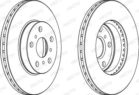 Necto WN711 - Brake Disc autospares.lv