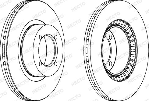 Kawe 6125 10 - Brake Disc autospares.lv