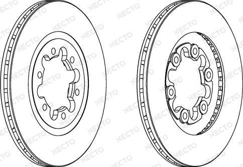 Necto WN717 - Brake Disc autospares.lv