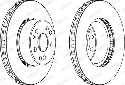 Necto WN735 - Brake Disc autospares.lv