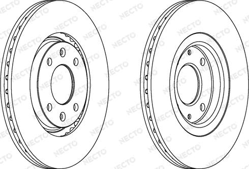 Necto WN737 - Brake Disc autospares.lv