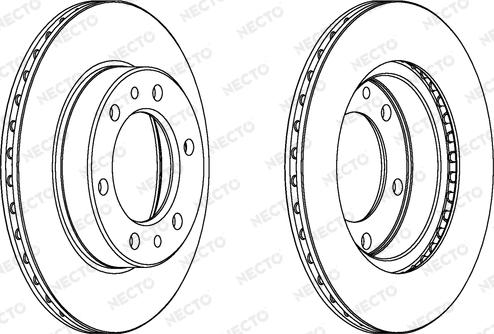 Necto WN725 - Brake Disc autospares.lv