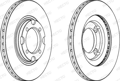 Necto WN721 - Brake Disc autospares.lv