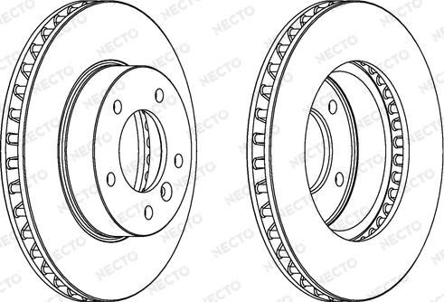 Necto WN728 - Brake Disc autospares.lv