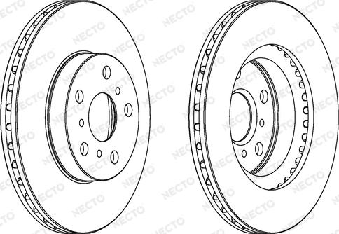 Necto WN723 - Brake Disc autospares.lv