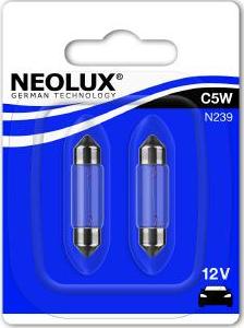 NEOLUX® N239-02B - Bulb, licence plate light autospares.lv