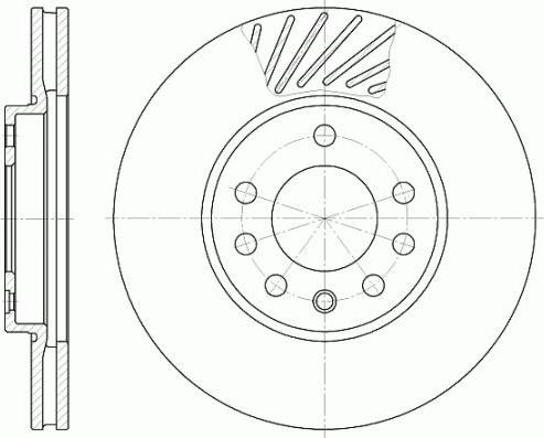 NEW BLOX NB016950V05F - Brake Disc autospares.lv