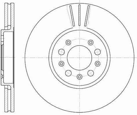 NEW BLOX NB016550V05F - Brake Disc autospares.lv