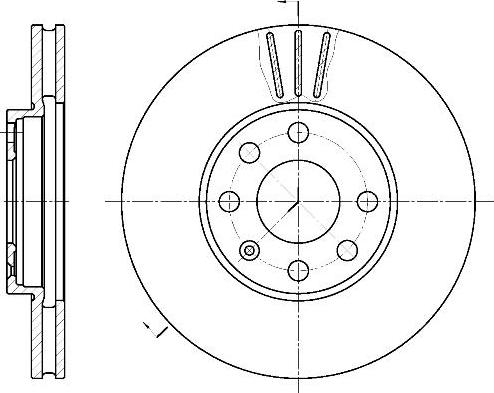 NEW BLOX NB016830V04F - Brake Disc autospares.lv