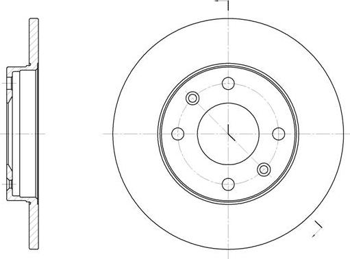 NEW BLOX NB012410S04F - Brake Disc autospares.lv