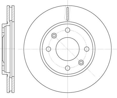 NEW BLOX NB012420V04F - Brake Disc autospares.lv