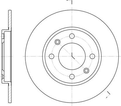 NEW BLOX NB012390S04R - Brake Disc autospares.lv