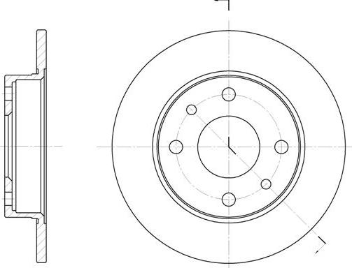 NEW BLOX NB012210S04F - Brake Disc autospares.lv