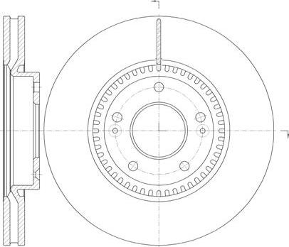 NEW BLOX NB020990V05F - Brake Disc autospares.lv