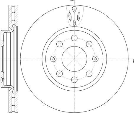 NEW BLOX NB020920V06F - Brake Disc autospares.lv