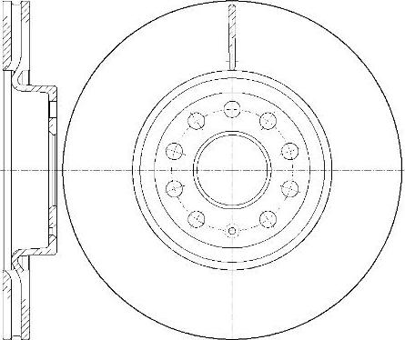 NEW BLOX NB020830V09F - Brake Disc autospares.lv