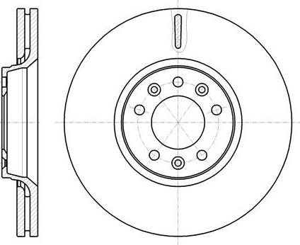 NEW BLOX NB021650V05F - Brake Disc autospares.lv