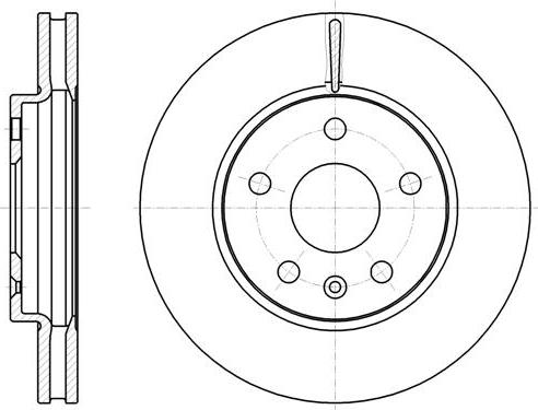 NEW BLOX NB023960V05F - Brake Disc autospares.lv