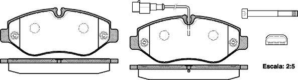 NEW BLOX NB29192V02 - Brake Pad Set, disc brake autospares.lv