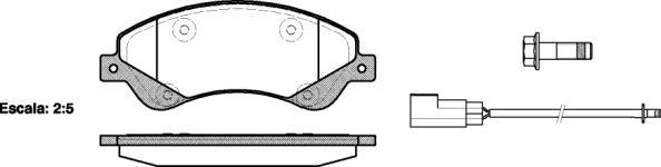 NEW BLOX NB24485V02 - Brake Pad Set, disc brake autospares.lv