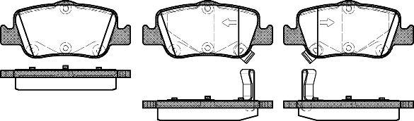 NEW BLOX NB24664V02 - Brake Pad Set, disc brake autospares.lv