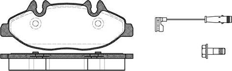 NEW BLOX NB24007V02 - Brake Pad Set, disc brake autospares.lv