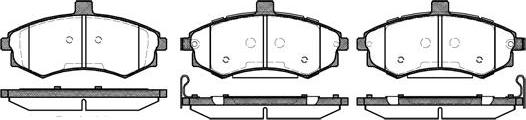 NEW BLOX NB24031V02 - Brake Pad Set, disc brake autospares.lv