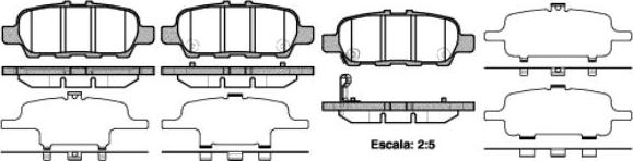 NEW BLOX NB24871S02 - Brake Pad Set, disc brake autospares.lv