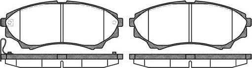 NEW BLOX NB24353V01 - Brake Pad Set, disc brake autospares.lv